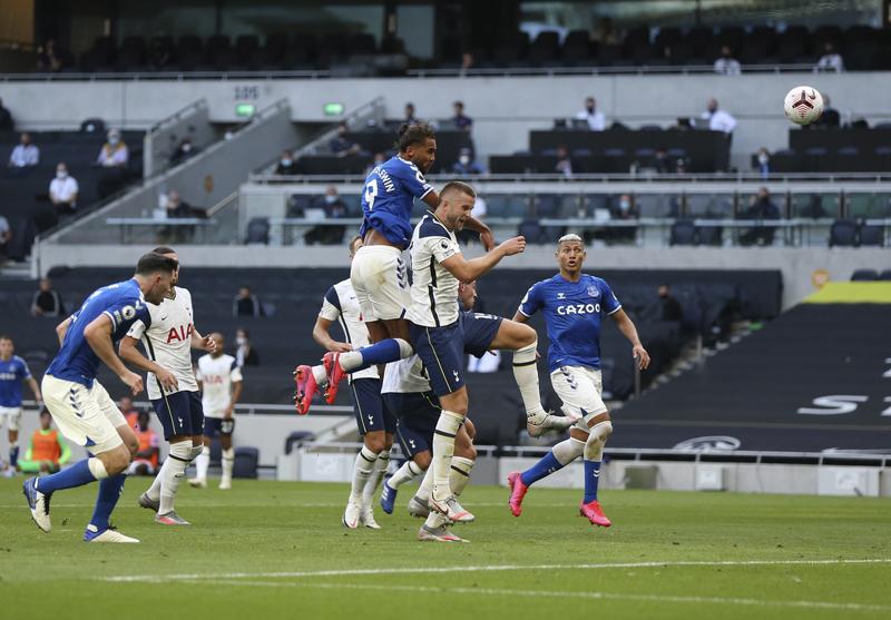 Everton break Tottenham jinx as Calvert-Lewin heads winner