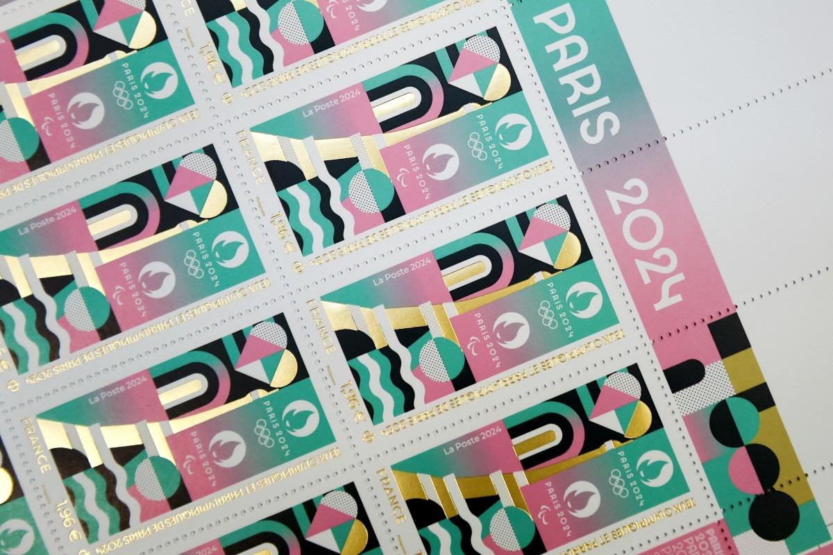 Paris 2024 official stamp unveiled at Postal Museum